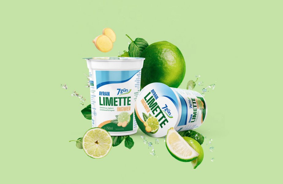 7gün Ayran Ingwer Limette - Packaging Design