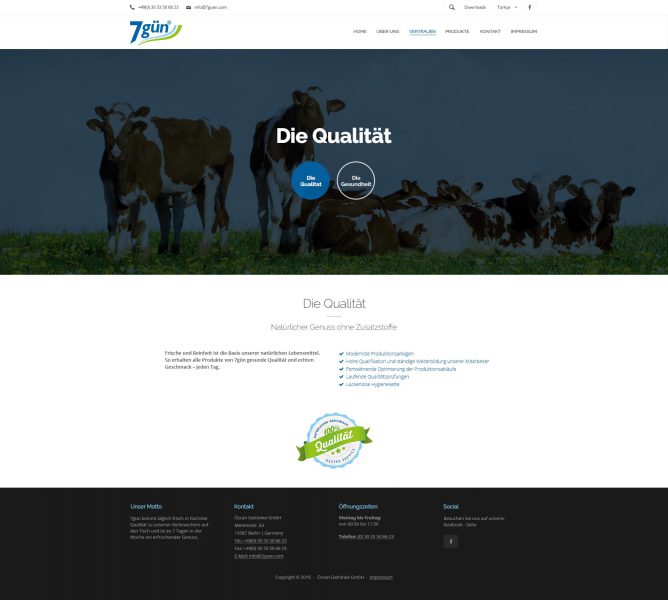 7gün - Website, Qualität