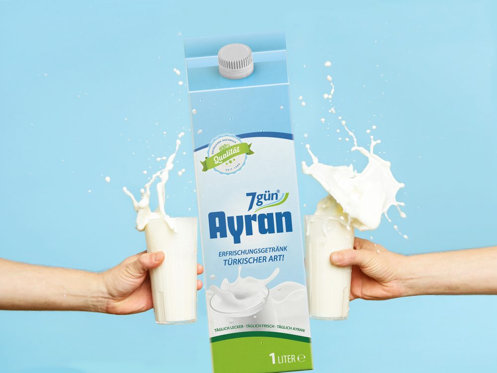 7gün Ayran 1 Liter - Packaging Design