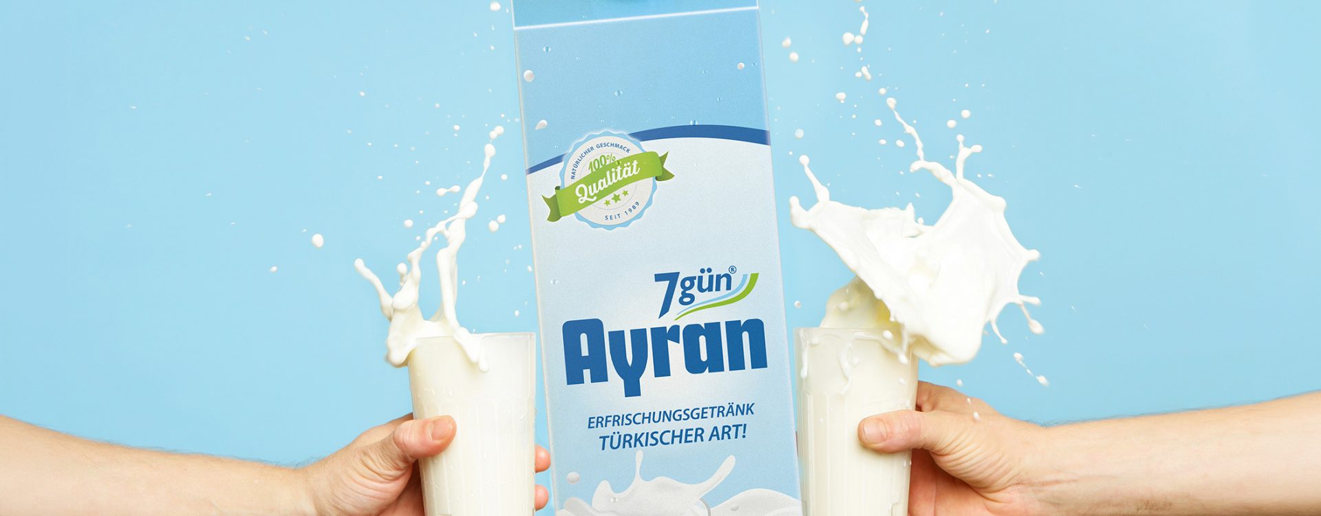 7gün Ayran 1 Liter - Packaging Design