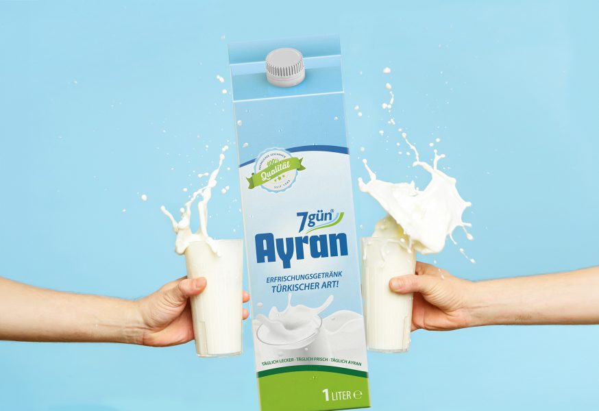 7gün Ayran 1 Liter - Packaging Design