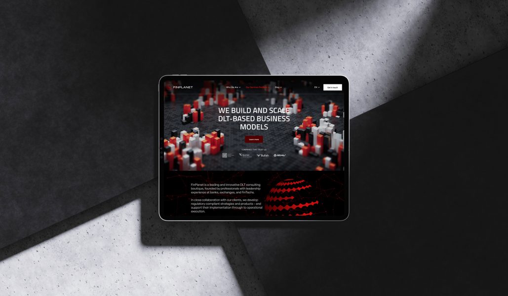FINPLANET - Homepage - Tablet
