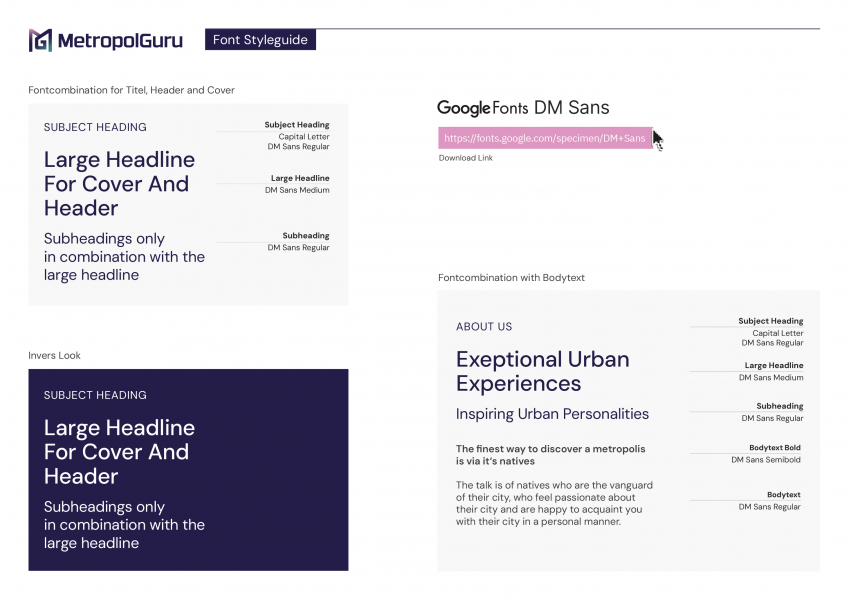 MetropulGuru - Brandguide