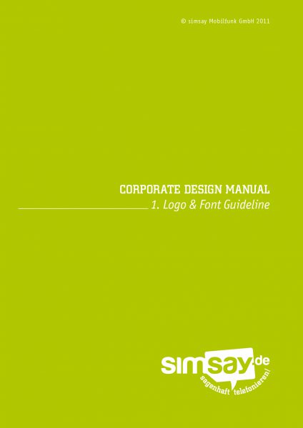 Simsay - Corporate Design Manual 1